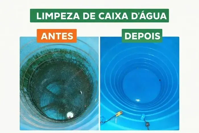 Limpeza de caixa d'água